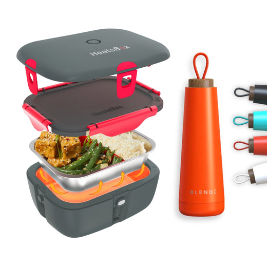 VIP Hydration Bundle: Self-Heating Lunch Box with Travel Tumbler