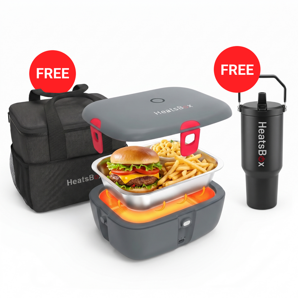 HeatsBox GO + Insulated Tumbler + Carry Bag