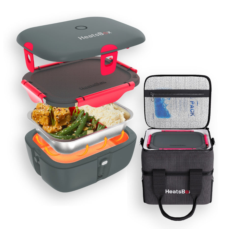 Fiambrera eléctrica HeatsBox GO + bolsa de transporte