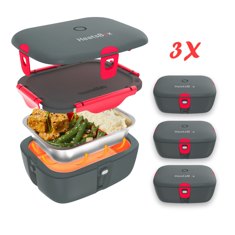 Trio Pack - HeatsBox GO Electric Lunchbox